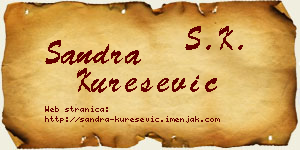 Sandra Kurešević vizit kartica